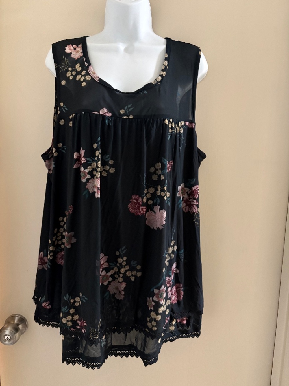Style & Co blouse 2X floral